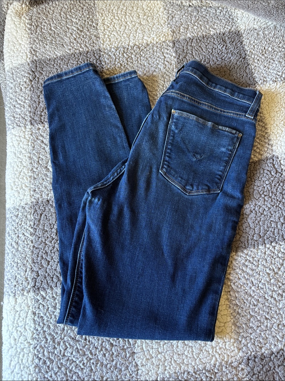 Hudson Jeans Blair Super Skinny in Deep Indigo Blue